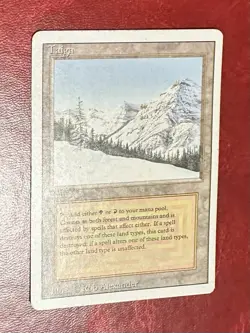 Magic the Gathering Taiga Dual Land Revised Edition Mtg english card Moderate/HP - Image 3