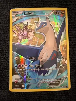 Pokemon TCG Latios XY79 XY Black Star Promo Full Art Ultra Rare Holo Card - Image 1