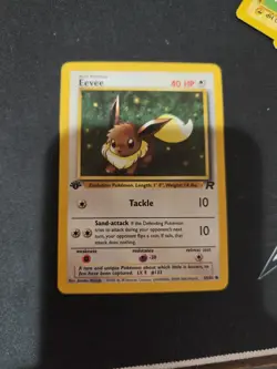 Pokemon Card - Eevee 1st Edition Team Rocket 55/82 Common - Image 1