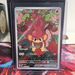 Pokemon Pansear Illustration Rare Holo 099/086 Sv: White Flare Basic HP 70 Card - Image 1