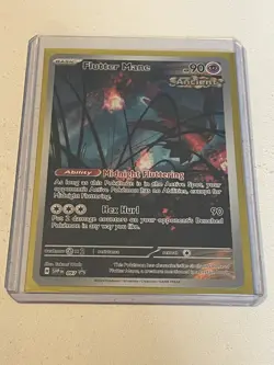 Flutter Mane 097 Full Art Holo Pomo Pokemon Trading Card - Image 3