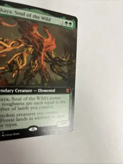 Ashaya Soul Of The Wild Extended Art Nonfoil Card #358 MTG LP - Image 2