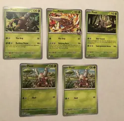 Lot Of 5 Pinsir Pokemon Cards - Image 1