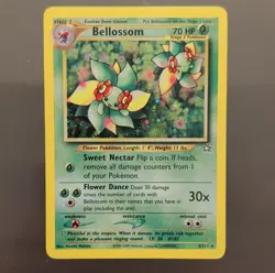 Pokemon Bellossom 3/111 Neo Genesis Holo Rare Stage 2 70 HP Unlimited Card - Image 1