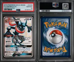 Pokemon TCG Greninja GX Full Art Shiny Holo Rare Card SV56/SV94 PSA 10 Gem Mint - Image 3