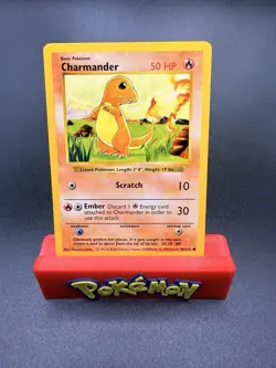 Pokemon Card Charmander Base Shadowless 1999 46/102 NM - Image 1