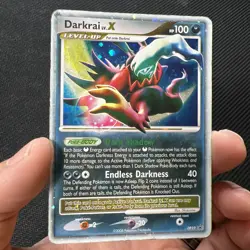 Darkrai Lv.X DP19 Holo Promo Pokemon Card English Heavy Play - Image 1