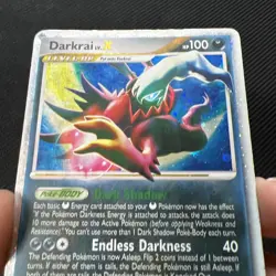 Darkrai Lv.X DP19 Holo Promo Pokemon Card English Heavy Play - Image 3