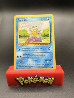 1999 Pokemon Squirtle Base Set Unlimited Card 63/102 Near Mint - Image 1
