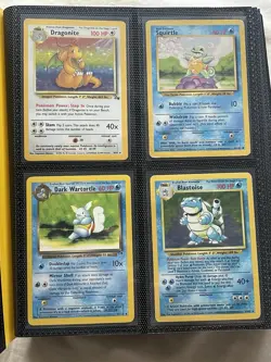 Huge Vintage Pokemon Card Binder Collection 160 Cards - WOTC Era Lot - Image 1