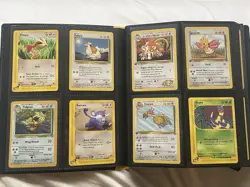 Huge Vintage Pokemon Card Binder Collection 160 Cards - WOTC Era Lot - Image 3