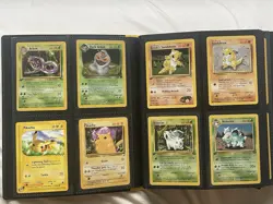 Huge Vintage Pokemon Card Binder Collection 160 Cards - WOTC Era Lot - Image 4