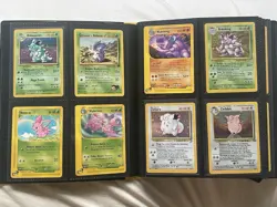 Huge Vintage Pokemon Card Binder Collection 160 Cards - WOTC Era Lot - Image 5