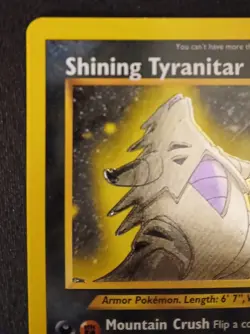Shining Tyranitar 113/105 Pokemon TCG Card Neo Destiny Unlimited Holo - Image 5