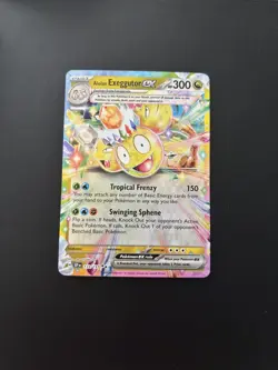 Pokemon TCG Surging Sparks Alolan Exeggutor ex 133/191 Holo Rare Card NM - Image 1