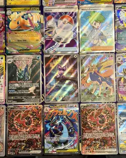 Pokemon 28 Card Lot SIR Promo Full Arts IRs Phantasmal Flames Ascended +More - Image 4