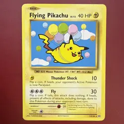 Pokemon TCG Flying Pikachu Card Evolutions 110/108, Regular Secret Rare NM - Image 1