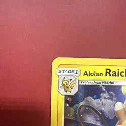 Alolan Raichu Sm65 Black Star Promo Holo Pokemon Card 2017 - NM - Image 2