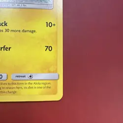 Alolan Raichu Sm65 Black Star Promo Holo Pokemon Card 2017 - NM - Image 5