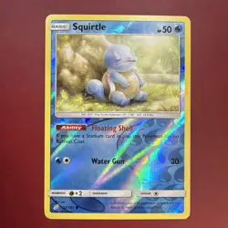 Squirtle 22/181 SM Team Up Reverse Holo Pokemon Card NM - Image 1