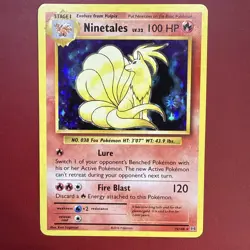 Pokemon Ninetales Evolutions Holo Rare 15/108 100 HP English TCG Card - NM - Image 1