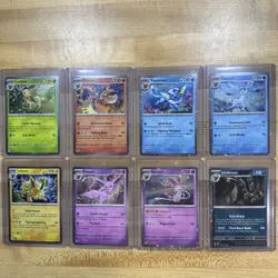 Prismatic Evolutions Costco Cosmos Holo Promo Cards Full Set Of 8 Eeveelutions - Image 1