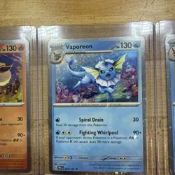 Prismatic Evolutions Costco Cosmos Holo Promo Cards Full Set Of 8 Eeveelutions - Image 4