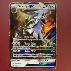 Silvally GX 90/111 Ultra Rare Pokemon Card Sun & Moon Crimson Invasion Near Mint - Image 1