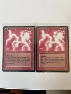 Ball Lightning (2 Cards) The Dark Magic: The Gathering Rare Vintage (See Pics) - Image 1