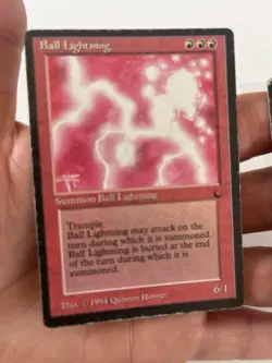 Ball Lightning (2 Cards) The Dark Magic: The Gathering Rare Vintage (See Pics) - Image 3