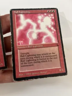 Ball Lightning (2 Cards) The Dark Magic: The Gathering Rare Vintage (See Pics) - Image 4
