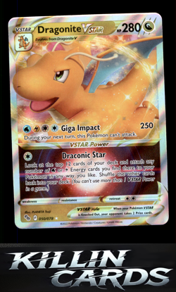 Dragonite VSTAR 050/078 Pokemon Ultra Rare Pokemon GO Card NM - Image 1