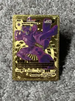Pokemon Grimmsnarl VMAX Gold Foil Full Art Custom Card HP 330 Gigantamax 115/189 - Image 2