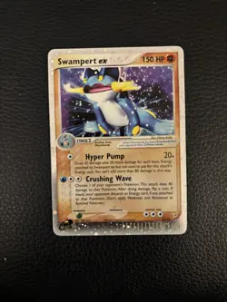 Pokemon Swampert ex Team Magma vs Team Aqua Holo Rare EX 95/95 2004 TCG Card - Image 1