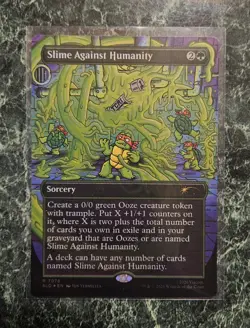 Slime Against Humanity - MTG TMNT Secret Lair Foil Borderless #7078 - Image 1
