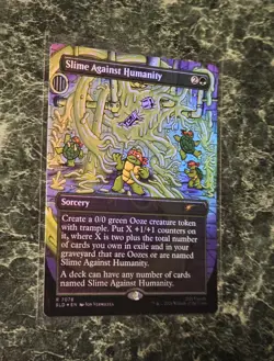 Slime Against Humanity - MTG TMNT Secret Lair Foil Borderless #7078 - Image 2