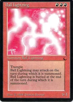 MTG - Ball Lightning - The Dark (unplayed, near mint) - Image 1