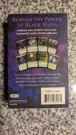 Wizards of the Coast Magic: The Gathering Commander Collection Black 630509989935 - Image 2