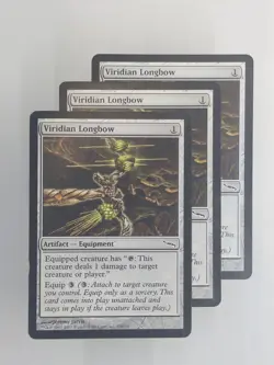 3x Viridian Longbow Mirrodin 270/306 MP Small Seller 💌 Fast Free Shipping! - Image 1