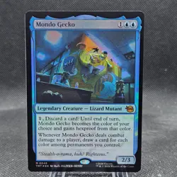 Mondo Gecko Foil Teenage Mutant Ninja Turtles TMNT MTG TMT - Image 1