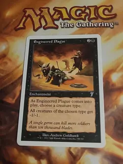 Engineered Plague 7th Edition - Magic the Gathering - MTG - NM - Image 1