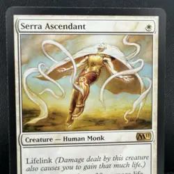 MTG Serra Ascendant 28/249 LP M11 Magic 2011 MTG White Creature - Image 1