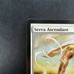 MTG Serra Ascendant 28/249 LP M11 Magic 2011 MTG White Creature - Image 3