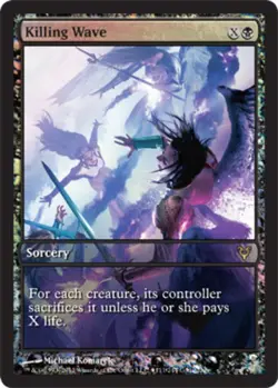 1x Killing Wave - Foil Moderate Play MTG Magic - Kid Icarus - - Image 1