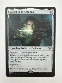 Sword of the Animist Commander Masters Regular - Image 1