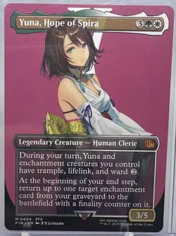 Yuna, Hope of Spira (Borderless) Final Fantasy Regular - Image 1
