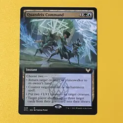 Quandrix Command | Extended Art | R | 349 | Strixhaven: School Of Mages | MTG - Image 1