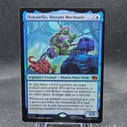Donatello, Mutant Mechanic Foil Teenage Mutant Ninja Turtles TMNT MTG TMT - Image 1