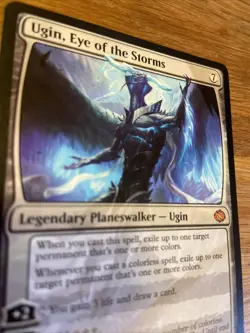 Ugin, Eye of the Storms NM MTG Tarkir: Dragonstorm Mythic Planeswalker Regular - Image 4