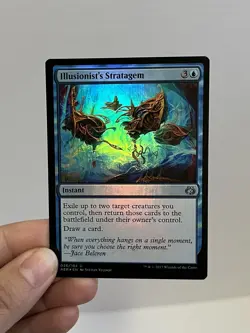 2017 Aether Revolt Foil Illusionist's Stratagem 36/184 Magic The Gathering MTG - Image 3